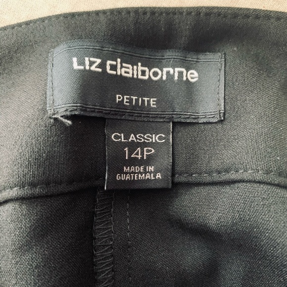 Liz Claiborne Classic Petite Ankle Pants Side Zip NWT 14P - Picture 2 of 8